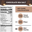 Load image into Gallery viewer, KETO CHOCOLATE &amp; SEA SALT BAR - 45G
