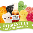 Charger l'image dans la galerie, Bonbons Gélifiés acidulés Kiss Me Softly framboise pamplemousse, Vegan, Bio &amp; sans gluten - 100g
