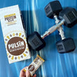 Load image into Gallery viewer, Pulsin protein bar caramel choc &amp; peanuts, vegan - 50g
